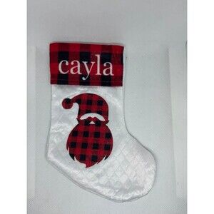 Personalized “Cayla” Printed  Christmas Stocking